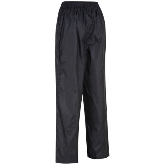 Regatta pack it o pioggia pantaloni signore di taglia nera m
