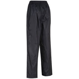 Regatta pack it o pioggia pantaloni signore di taglia nera m