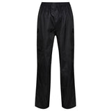 Regatta pack it o pioggia pantaloni signore di taglia nera m