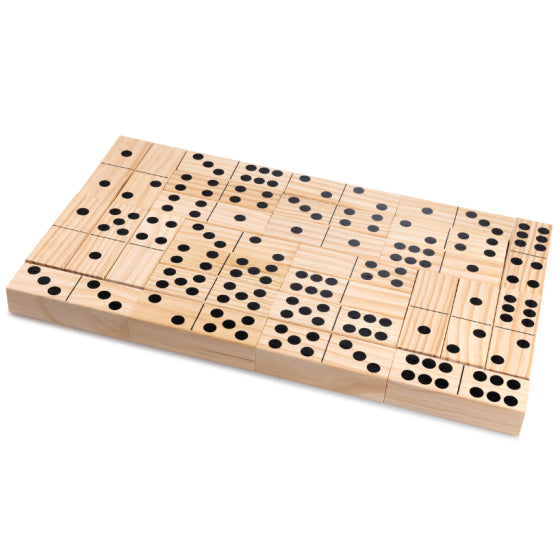Grasshopper 4-in-1 lesene vrtne igre Kubb Domino Jenga