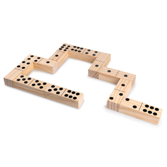 Grasshopper 4-in-1 lesene vrtne igre Kubb Domino Jenga