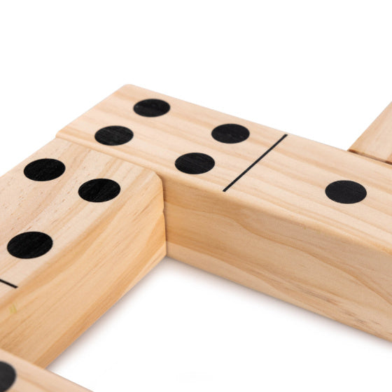 Grasshopper 4-in-1 lesene vrtne igre Kubb Domino Jenga