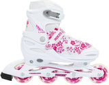 Roces Compy 8.0 Inlineskates Softboat Girls White Pink Size 34-37