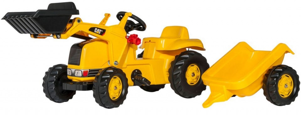Rolly Toys Stair Traktor s přívěsem Rollykid Cat Geel
