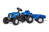 Rolly Toys Treppentraktor Rollykid Holland T7040 Junior Blue