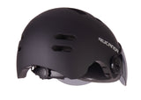 Rucanor Urban Sprint Scooting Bicycle Helmet Visor NT8776 Svart størrelse 58-61 cm (L)