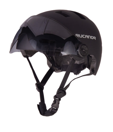 Rucanor Urban Sprint Bicycle Helm Einstellbare Schwarzgröße 55-58 cm (m)