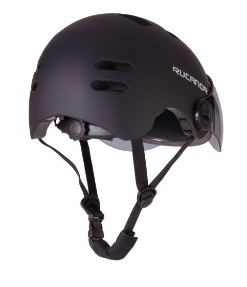 Rucanor Urban Sprint Bicycle Helm Einstellbare Schwarzgröße 55-58 cm (m)