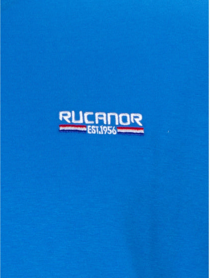 Camicia di base Rucanor raffi round hals uomini blu taglia l