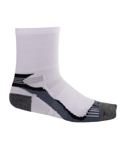 Rucanor Running Socken lang 2-Pack weiß grau Größe 39-42