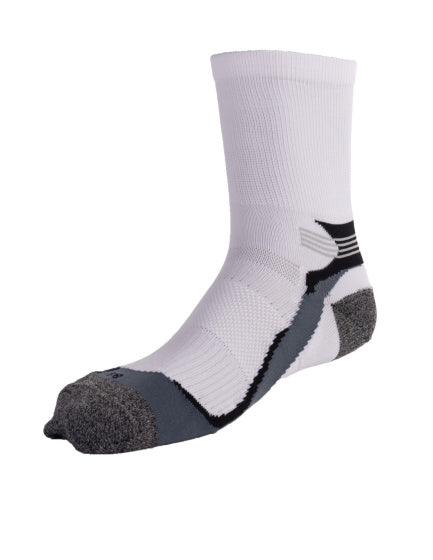 Rucanor Running Socken lang 2-Pack weiß grau Größe 39-42