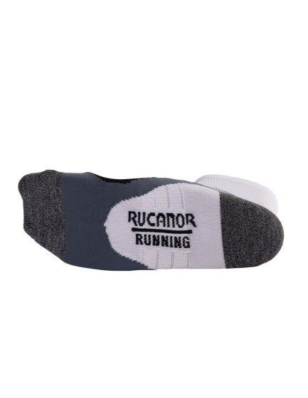 Rucanor Running Socken lang 2-Pack weiß grau Größe 39-42