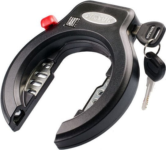 Simson RingSlot Sure Art2 - Sort, 6,5 cm - cykel