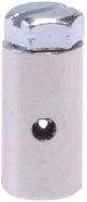 Schrauwen Nippelen 15 x 8 mm sëlweren 2 Stécker