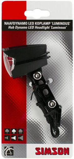 Simson Front Fork Headlamp Black Luminous Hub Dynamo på Map