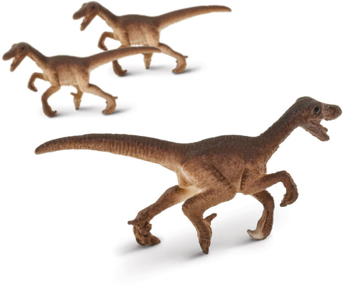 Safari Velociraptor Play Figures 2 cm BROWN-BROWN 192 pezzi