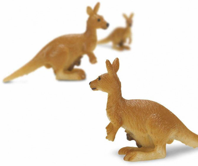 Safari Kangaroos Play Set 2,5 cm hnědá 192-díl