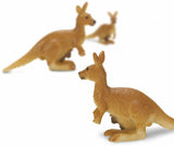 Safari Kangaroos Play Set 2,5 cm hnědá 192-díl