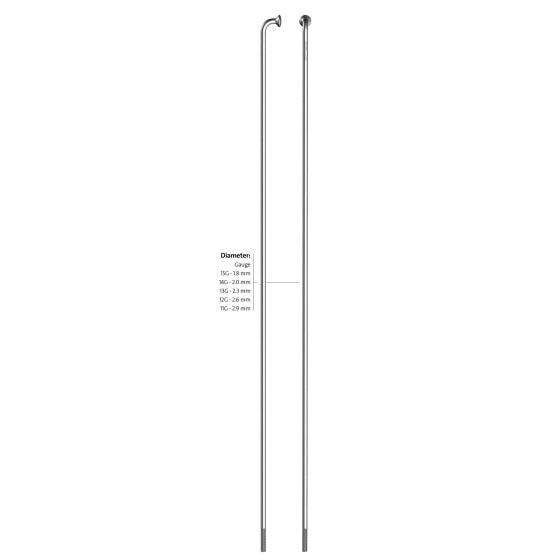 SPAGNO 290-14 SAPIM Leader Ø2,00 mm FG 2.3 - Acciaio inossidabile (100 pezzi)