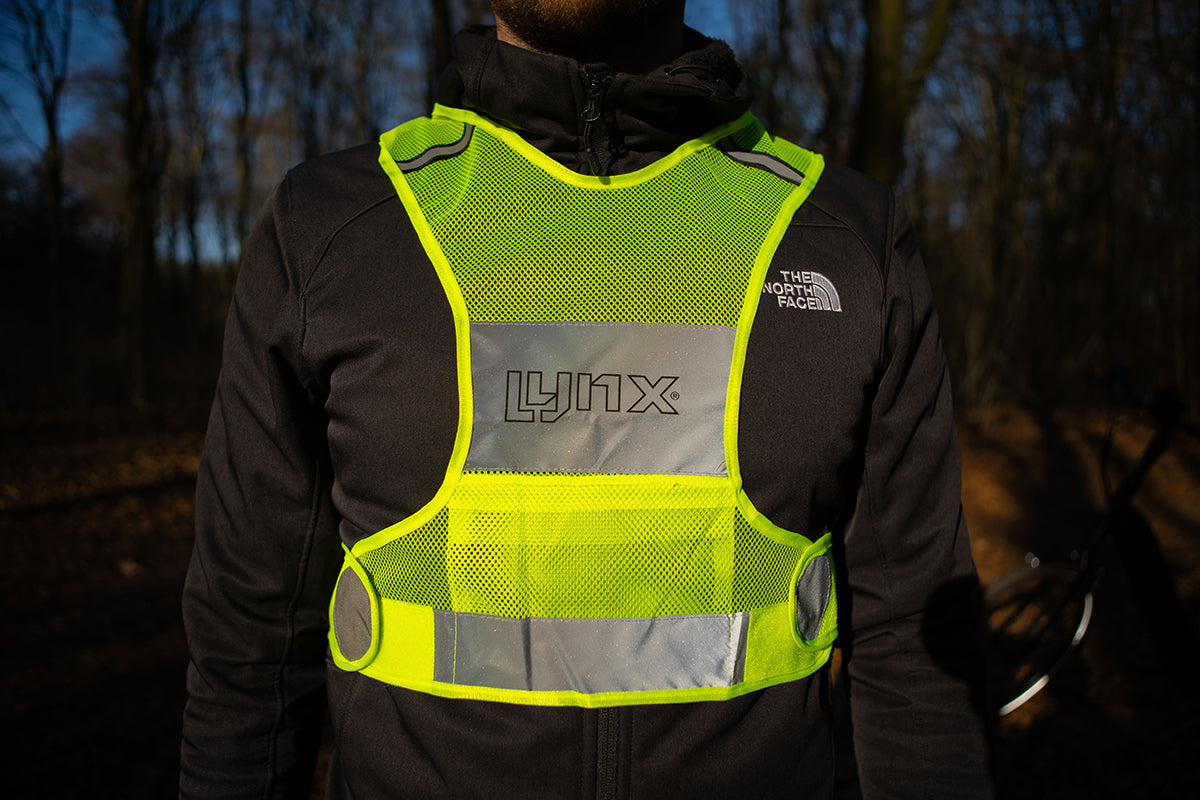Reflektionsvest unisex gul størrelse s