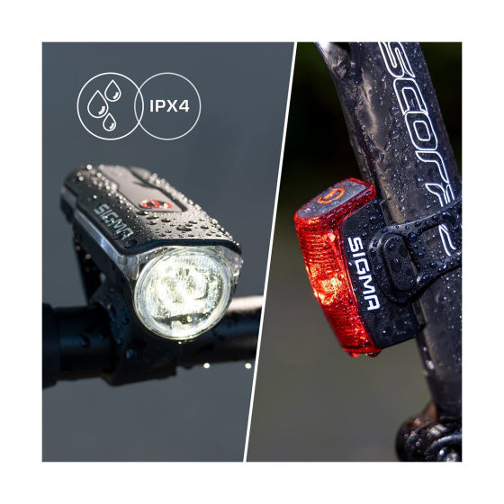 Lighting set Sigma Aura 60 headlight + Infinity 2 rear light