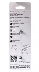 Simson batterij bagagedrager achterlicht coast 1 led on of