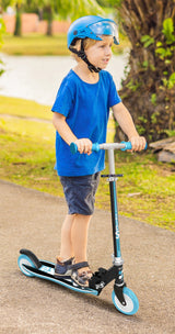 Skids Control Foldstep Fußbremse Junior Blau Schwarz