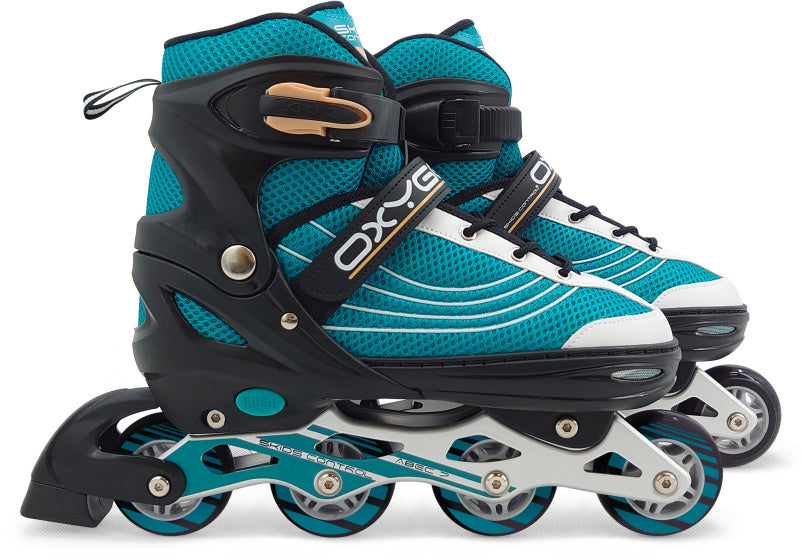 Skids Control-Oxygen Inline Skates Semi-Softboat justerbar bensinstørrelse 42-45