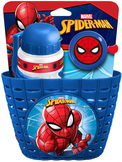 Marvel Spider-Man Children's Bicycle Accessories Blue 3-Piece