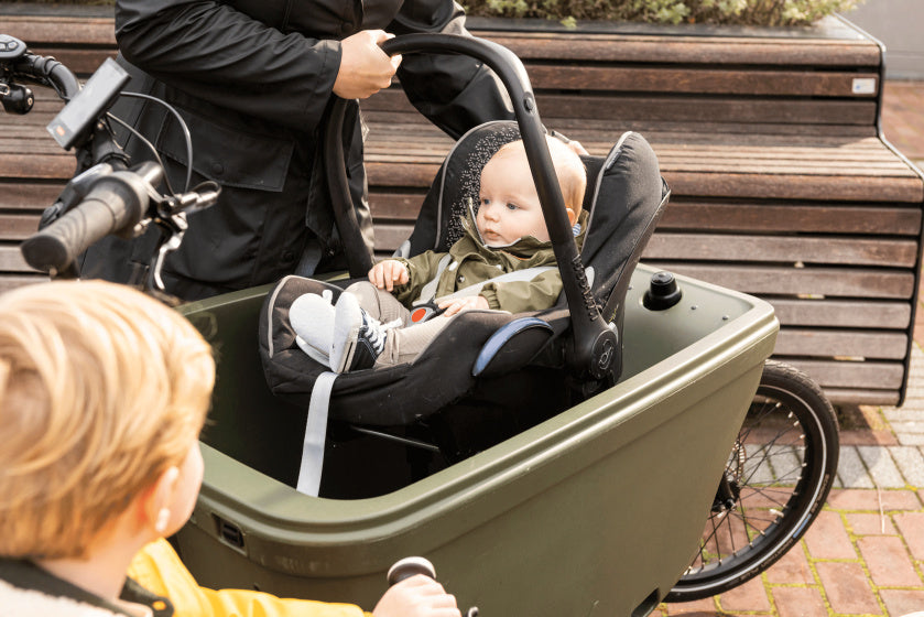 Steco mini mee maxi cosi adapter för lastcykelmatt svart