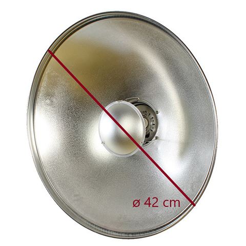 Studioking skønhedsskål sølv SK-BD420 42 cm med honningkage