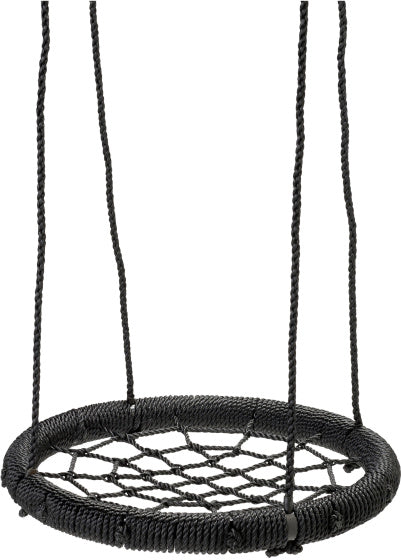 Swinging nest swing for 1 to 2 children Ø 100 cm Black