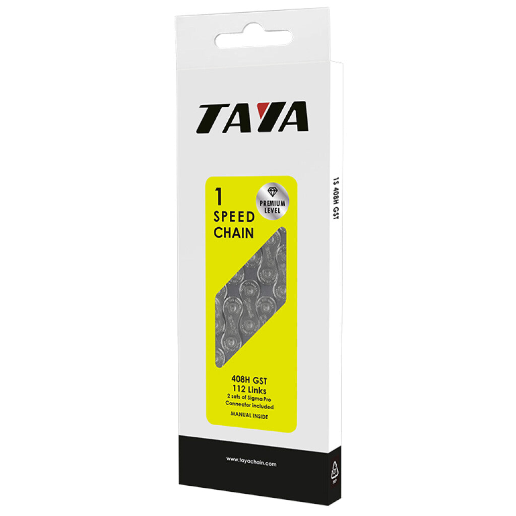 Taya halskjede 408h anti -rust 1 2 x 3 32 1s 112 Schakels grå