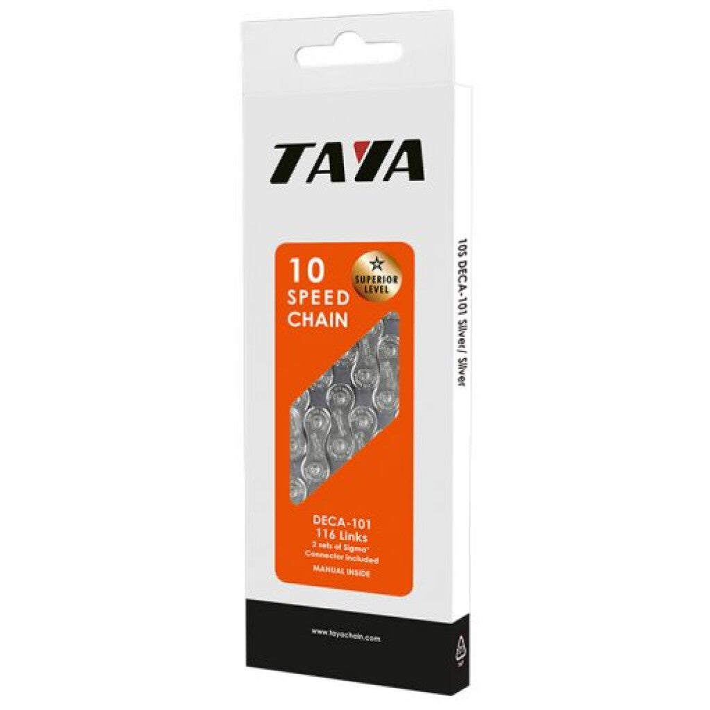 Taya halskjede DECA-101 10 hastighet 1 2x5 64 116 sølv sølv i boks