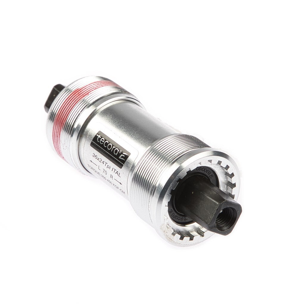 Tecora E Bottom Bracket 107mm Italský 36x24tpi, Alu Cup