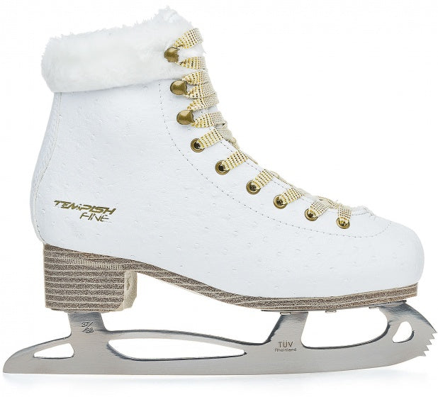 Tempish figure skating fine ladies white size 38