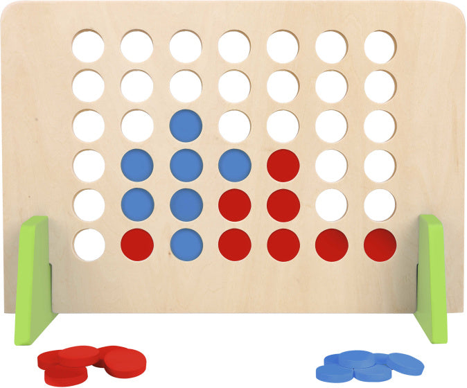 Toky Toy four in a row educational wooden toy 45-piece