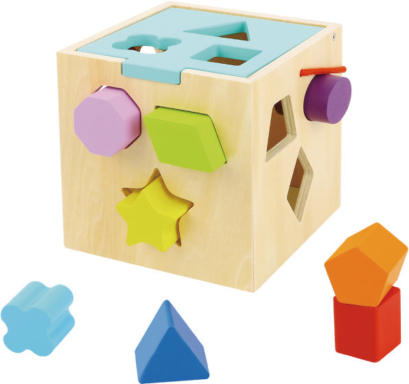 Tooky toy Houten Vormenstoof 12 maanden 13-delig