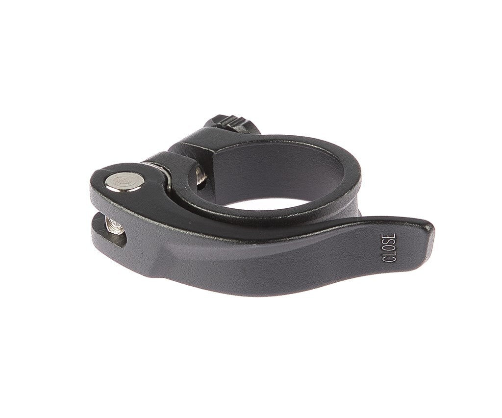 Tranzx seat pen clamp with quick -tensioner 31.8ø black on map