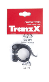 Tranzx seat pen clamp with quick -tensioner 31.8ø black on map