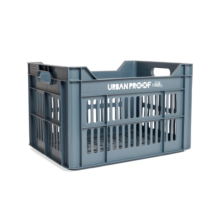 Urbanproof Urban Proof Bicycle Crate Recycled Plastic 30L zbledela modra 40x30x25 cm