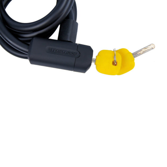 Lock a spirale urbano -resistente 12mm*150 cm nero