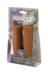 Velo Handle leather 128mm brown - Soft, moisture -regulating, damping
