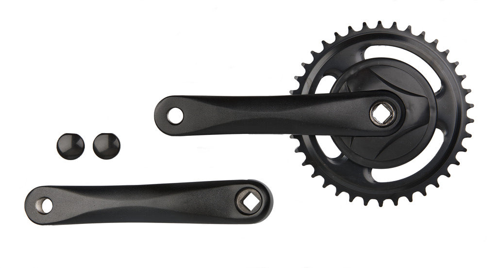 VINTY CRANKET 38 TANDS 1 8 170 mm med diskmåtte sort