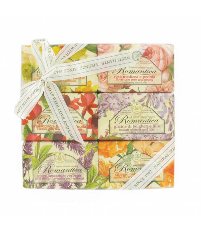 Nesti Dante Romantica Zestaw podarunkowy SOAP 6X150GR.