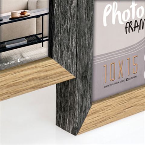 ZEP Photo frame DN485B VERCELLI Black 4Q 4x 10x15 cm