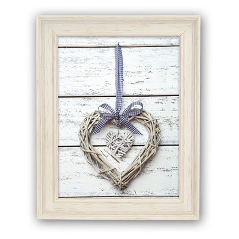 Frame photo Zep U368W Vintage Resia blanc 15x20 cm