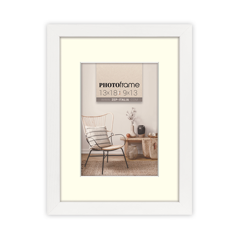 Zep Photo Rame V4557W Malmo White 9x13 13x18 cm