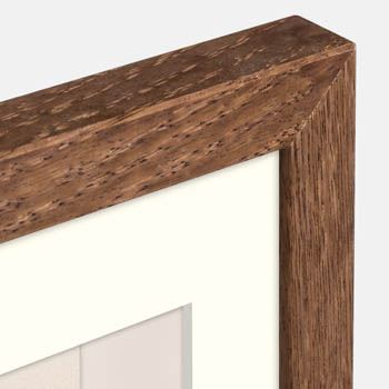 Frame di foto ZEP V4564D Malmo Brown 30x45 40x60 cm