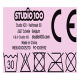Studio 100 rose en velours côtelé, 35 cm